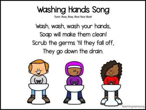 Handwashing Songs For Kids Hand Washing Song Classroom Songs - Riset