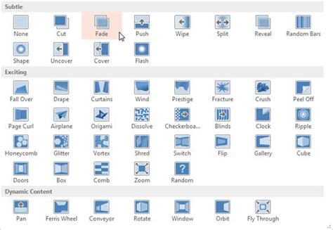 Slide Transitions in PowerPoint 2013 | PowerPoint Animation Tutorials