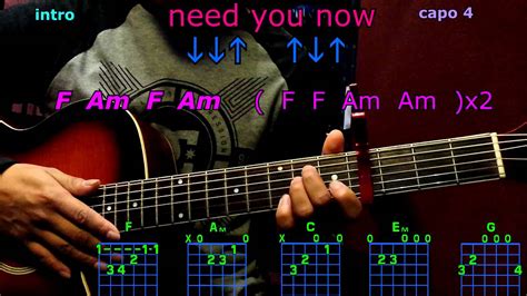 Need You Now Guitar Chords - Sheet and Chords Collection