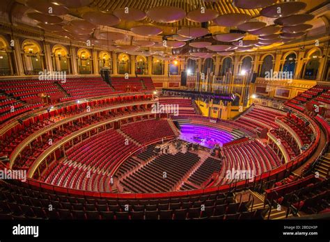 Royal albert hall inside empty hi-res stock photography and images - Alamy