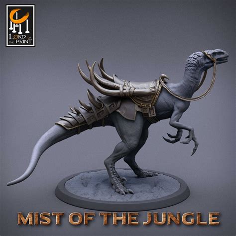 Raptor Level 2 V2 Premium Dnd Miniature Mini Fighter Warrior Sanded & Primed Resin 3D Printed ...