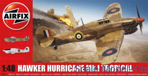 Airfix - Hawker "Hurricane" Mk.1 - Tropical - plastic scale model kit in 1:48 scale (AIR05129 ...