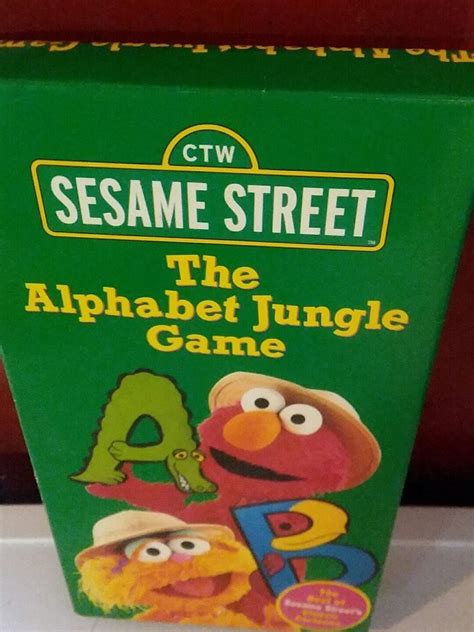 Sesame Street The Alphabet Jungle Game Vhs 1998 Vhs Tapes | Images and Photos finder