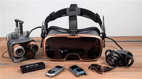 Premium AI Image | A Photo of Advanced Virtual Reality Gaming Accessories