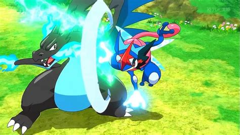 Ash-Greninja VS Mega Charizard X(Alternate) AMV - YouTube