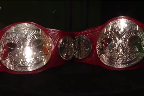 WWE unveils new red Raw Tag Team Championship belts | FOX Sports