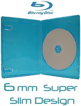 Amazon.com: 50 PREMIUM SLIM Blu-Ray Single DVD Cases 7MM: Electronics