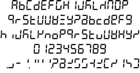 7 segment display font generator - vehiclehon