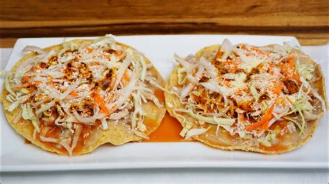 Tostadas De Pollo Receta