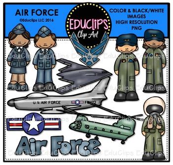 Air Force Clip Art Bundle {Educlips Clipart} by Educlips | TpT