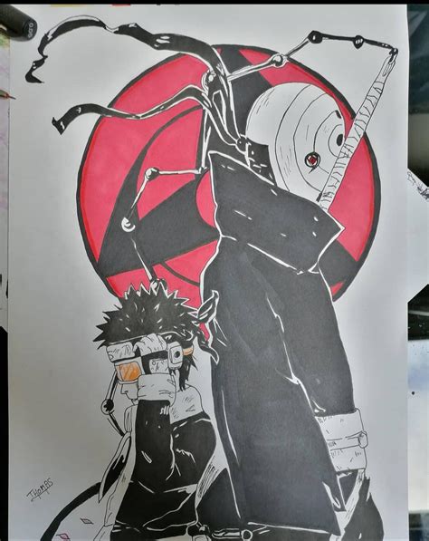 Obito Uchiwa - Anime : Naruto Shippuden : r/drawing