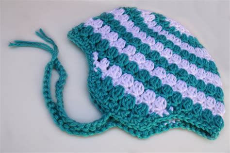 Crochet Pattern for Beanie with Ear Flaps