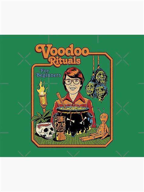 "Voodoo Rituals For Beginners" Throw Blanket for Sale by stevenrhodes | Redbubble