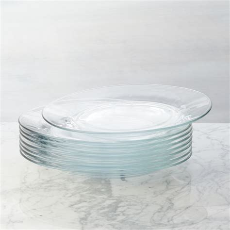 Set of 8 Moderno Dinner Plates + Reviews | Crate and Barrel