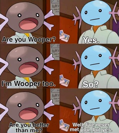 Paldean Wooper just doesn't spark the same joy that Johtonian Wooper does. (oc) : r/pokemon