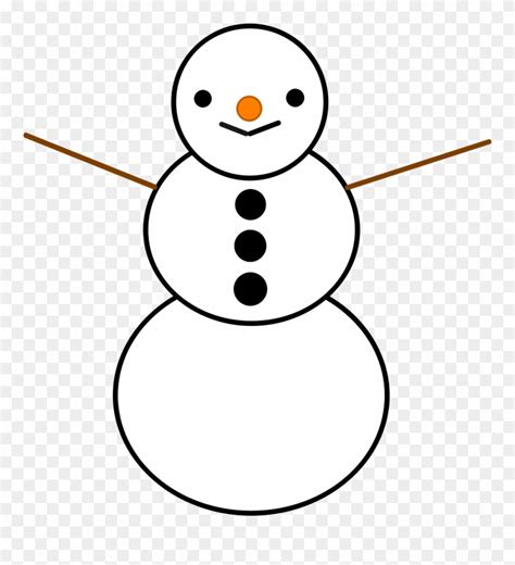 Snowman - Drawing Clipart (#1023086) - PinClipart