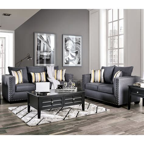 Beautiful Modern Grey Living Room Sets images