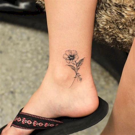 top foot tattoos #Foottattoos | Tattoos for women flowers, Flower ...