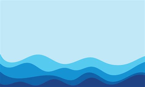 Wave blue background vector wallpaper 3273882 Vector Art at Vecteezy