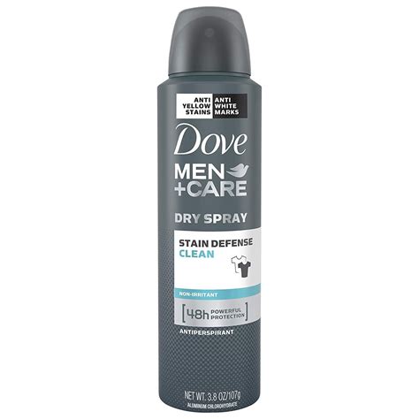 Dove Men+Care Dry Spray Antiperspirant Deodorant Clean 3.8 oz - Walmart ...