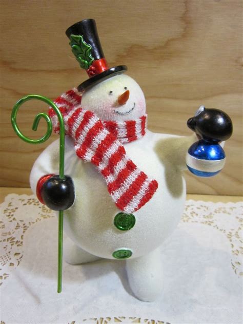 Adorable Vintage Snowman Figurine Frosty the Snowman Holiday | Etsy | Snowman figurine, Frosty ...