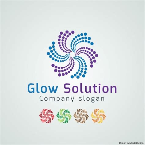 Free Vector | Glow logo