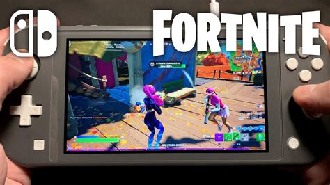 Fortnite on Nintendo Switch Lite #349 - YouTube