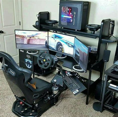 Steering wheel for a controller - Awesome | Computer gaming room, Video game room design, Video ...