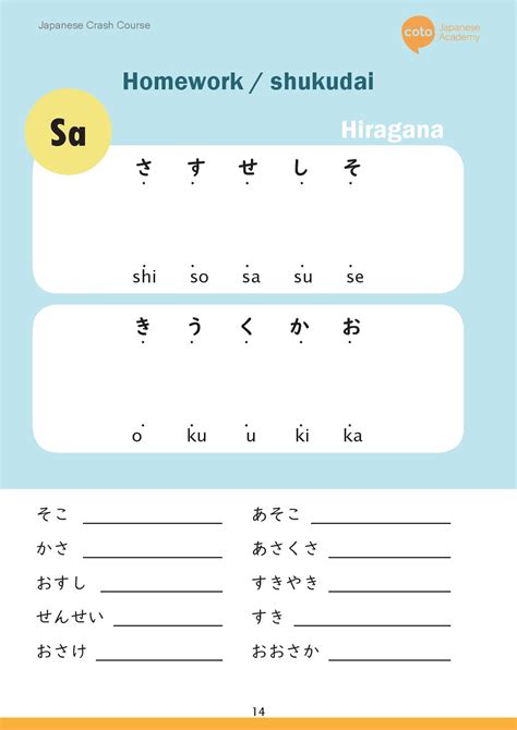 Hiragana Chart for Learning Hiragana