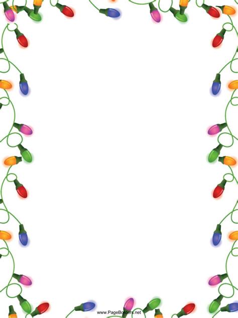 Free Ms Word Christmas Borders – Colona.rsd7 Throughout Christmas Border Word Template - Best ...