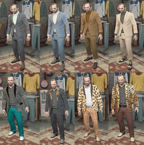 Cheap Suits Pack for Trevor | GTA 5 Mods