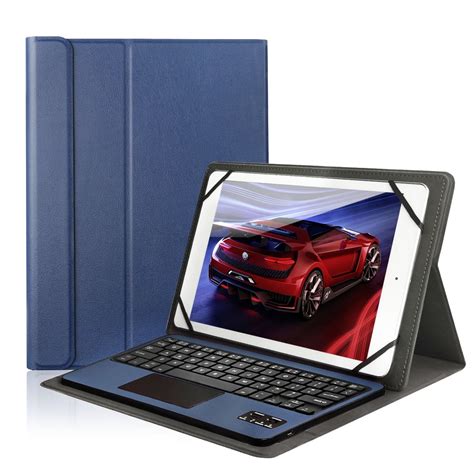 Bluetooth Keyboard Case for Android Tablets 2018 Samsung Galaxy Tab S4, Universal 10 "Tablet ...