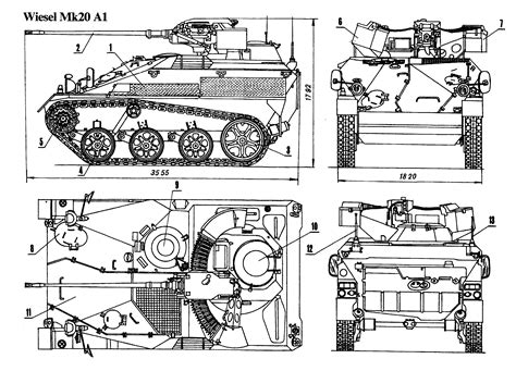 Wiesel Mk20 A1 Blueprint - Download free blueprint for 3D modeling