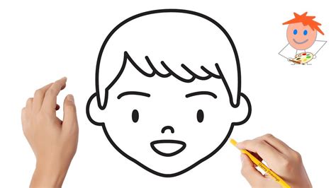 How To Draw A Person Boy Easy - Center line, 2, 3, b, a, c (b is included because it's easier to ...