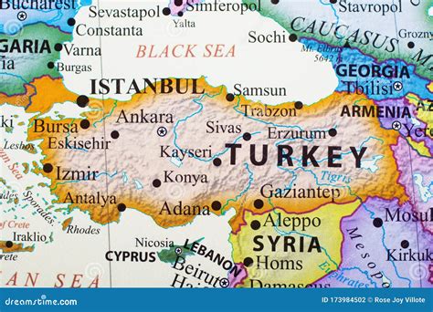 Capital Of Turkey Map