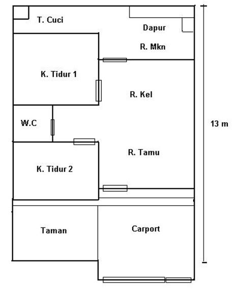 14+ Contoh Sketsa Rumah Minimalis (Elegan dan Eksotis)