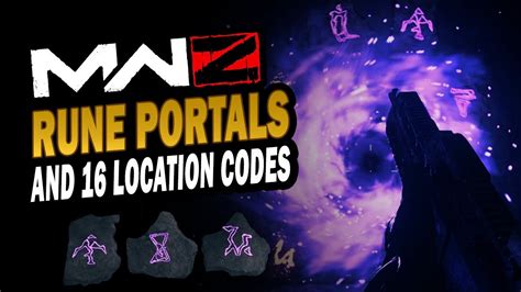 MWZ: All Rune Portals LOCATIONS and CODES - Easy Fast Travel - YouTube