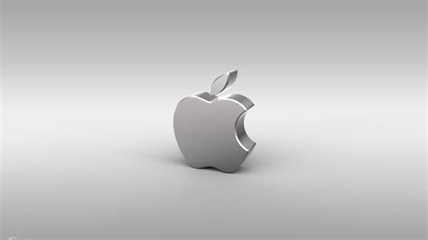 Silver Apple Logo-think different apple mac desktop wallpaper Preview ...