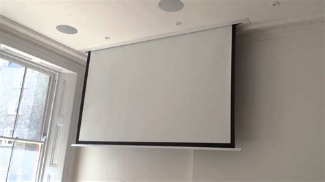 How To Ceiling Mount Projector Screen | Americanwarmoms.org