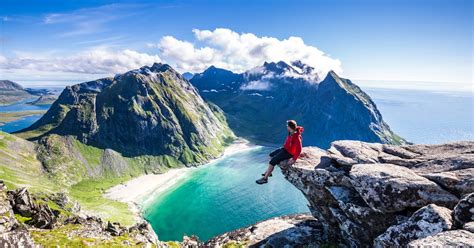 Ryten Mountain , Flakstad, Norway