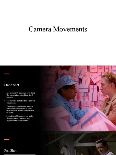 Camera Movements | PDF | Zoom Lens | Camera