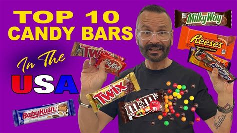 Candy Bars Ranked - USA's Top 10 Chocolate Bars - YouTube