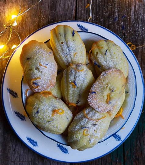 Orange Madeleine Cookies | Easy French Recipe | Blue Cornflowers