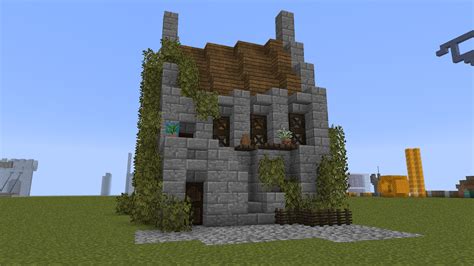 My first stone diagonal house that didnt look like crap : r/Minecraft