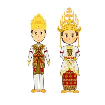 Lampung Custom, Traditional Dress, Lampung, Siger PNG Transparent Clipart Image and PSD File for ...