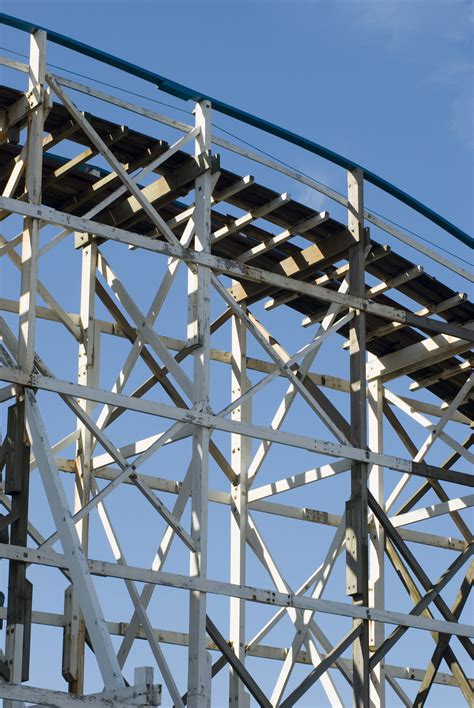 Wooden roller coaster structure-6821 | Stockarch Free Stock Photos