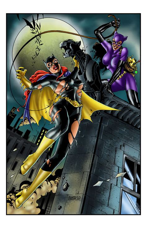 Batgirl Vs catwoman by Darkdeathmask on DeviantArt