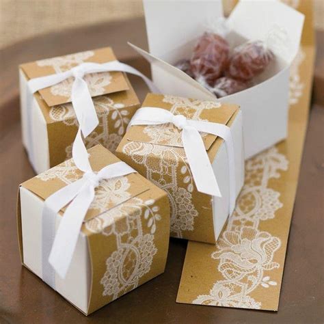 Rustic Wedding Favor Boxes