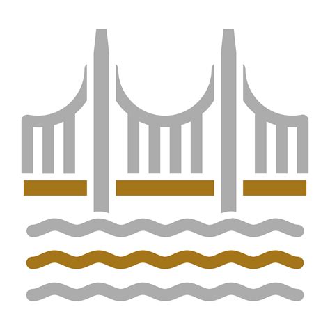 Golden Gate Bridge Vector Icon Style 22489254 Vector Art at Vecteezy