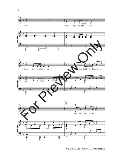 We Are Family (Unison/Two-Part ) by Joseph M | J.W. Pepper Sheet Music